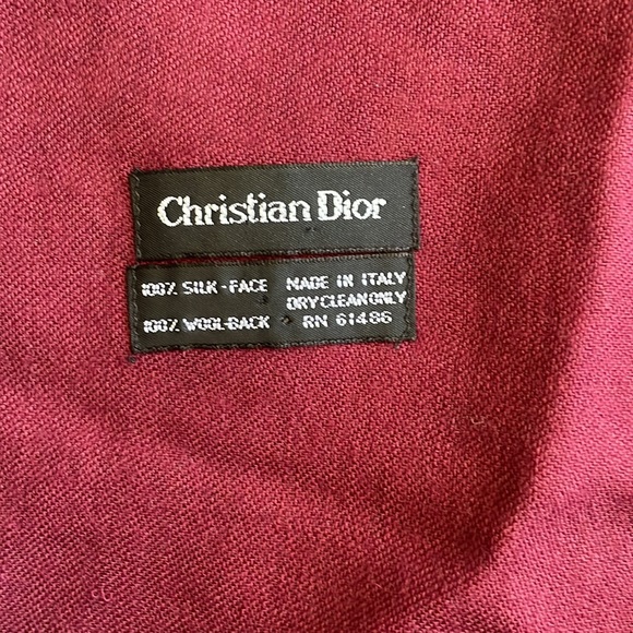 Christian Dior silk and wool scarf - Picture 3 of 3